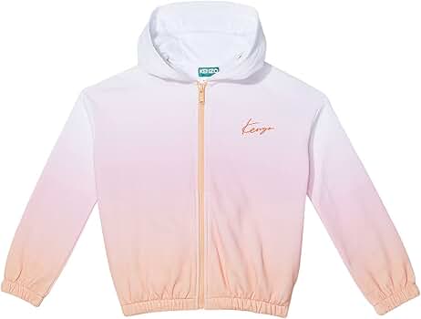 Amazon.com: Kenzo Girl's Zip-Up Hoodie, Gradient All Over